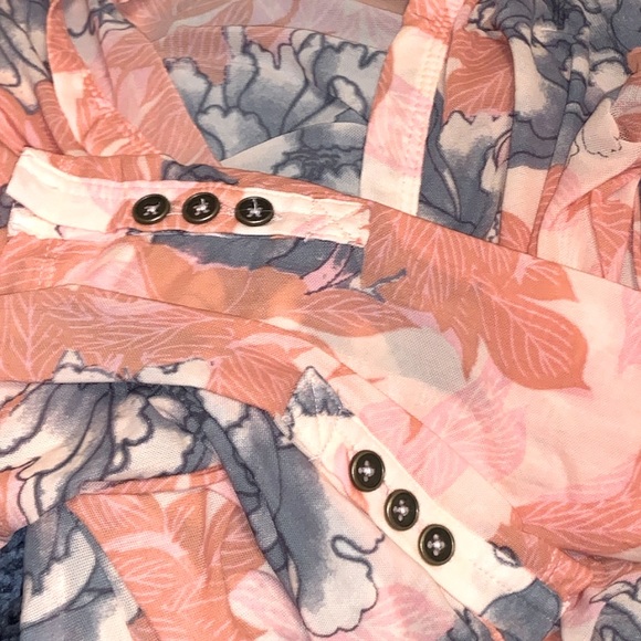 🆕Free People Semi-Sheer Blouse - Picture 6 of 14